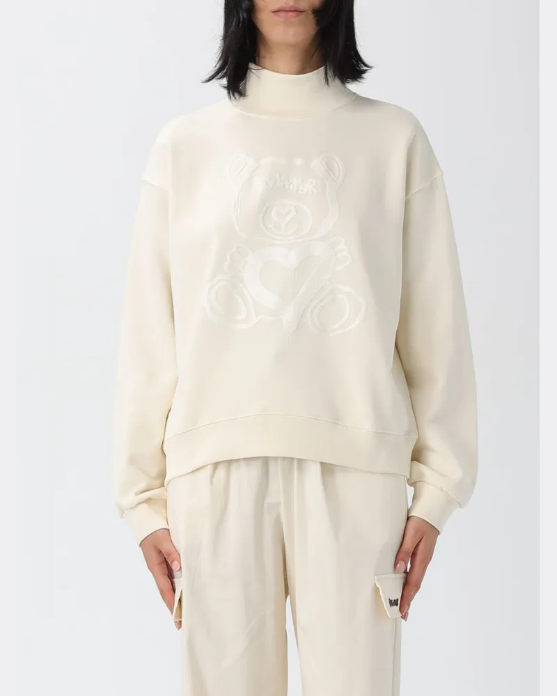 DISCLAIMER Sweatshirt damen Milch