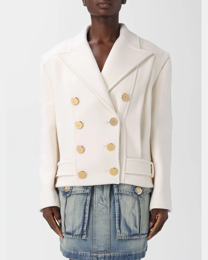 Balmain Oberbekleidung damen Weiß