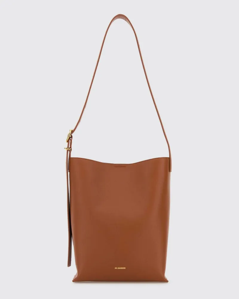 Jil Sander Schultertasche damen Braun