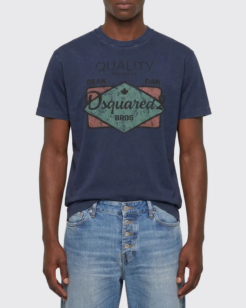 Dsquared2 T-shirt herren Navy