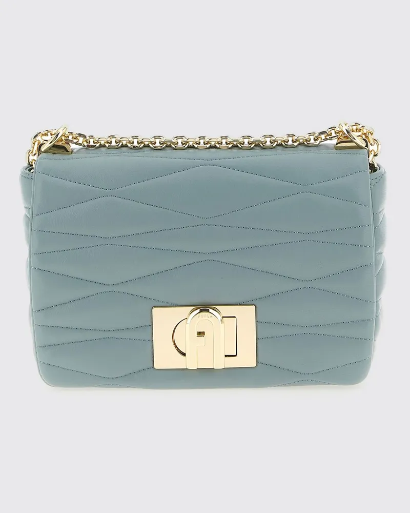 Furla Schultertasche damen Blau