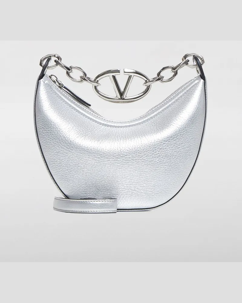 Valentino Garavani Schultertasche damen Silber