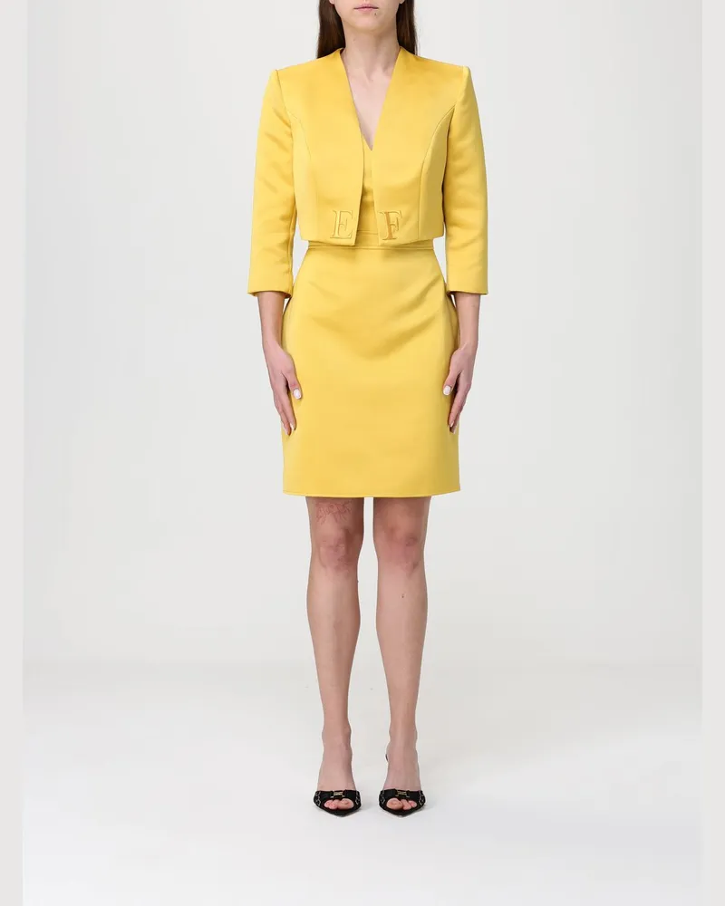 Elisabetta Franchi Jacke damen Gelb