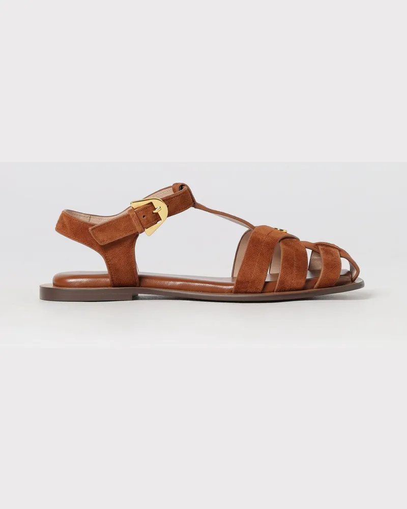 Coccinelle SunUp Wildleder-Sandalen Braun