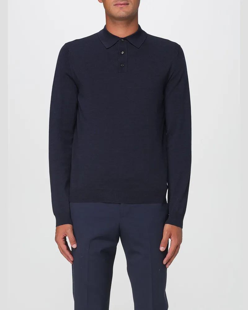 Zanone Polo herren Blau