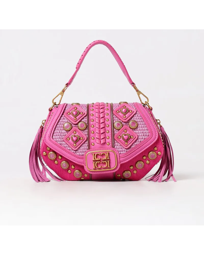 LA CARRIE Handtasche Fuchsia