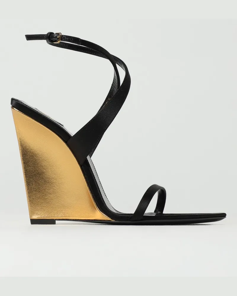Saint Laurent Sandalen mit absatz damen Schwarz