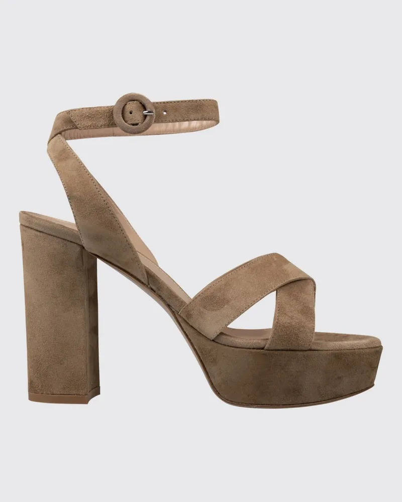 Gianvito Rossi Flache sandalen damen Camel