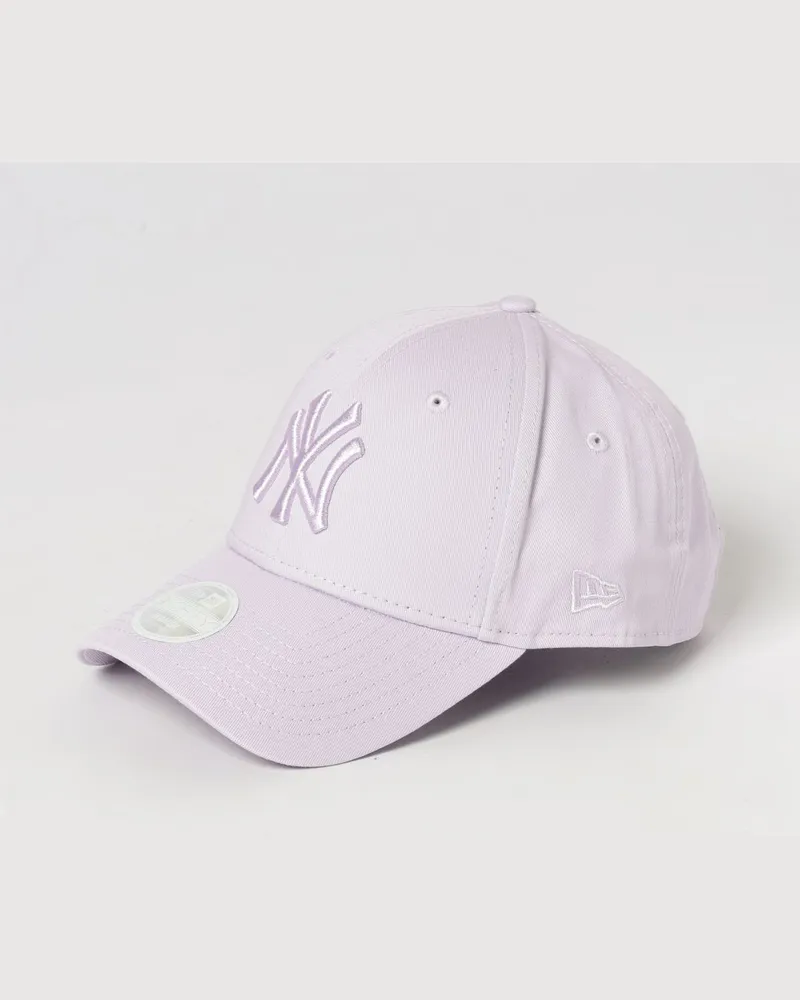 New Era 9Forty NY Yankees Baseballkappe aus Baumwolle mit gesticktem Logo Lila