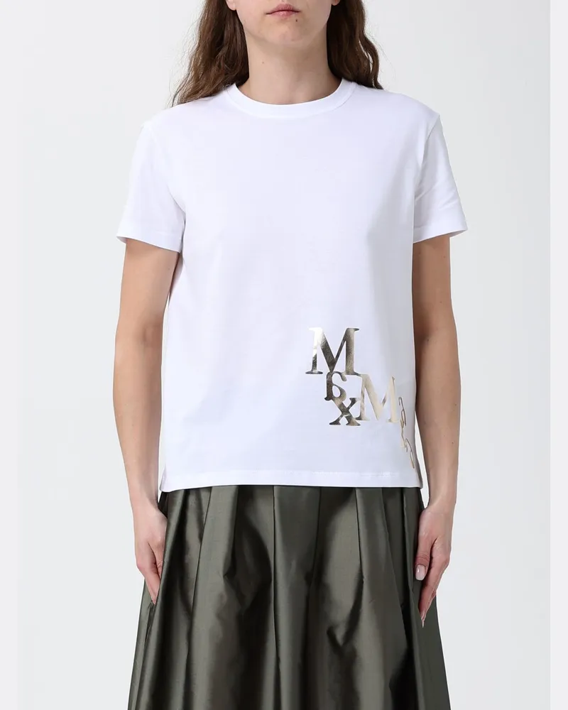 Max Mara T-shirt damen Max Mara Weiß