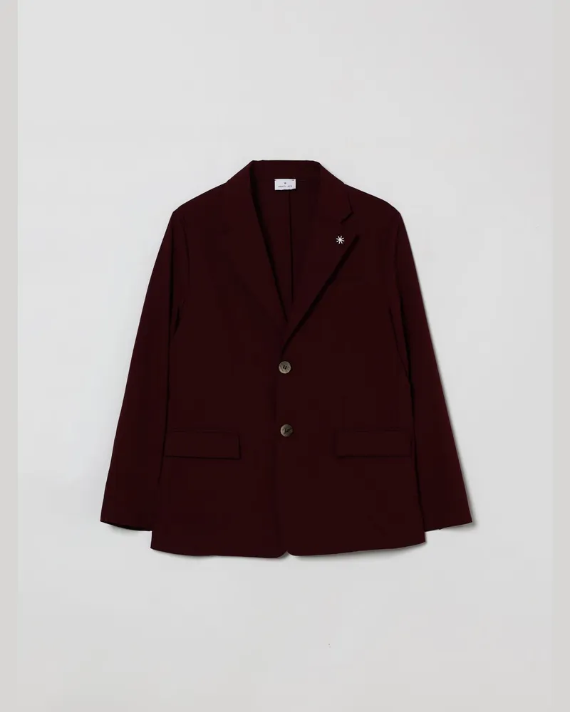 Manuel Ritz Einreihiger Blazer Burgunderrot