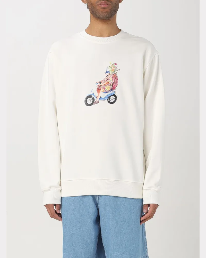 Drôle de Monsieur Sweatshirt herren Weiß