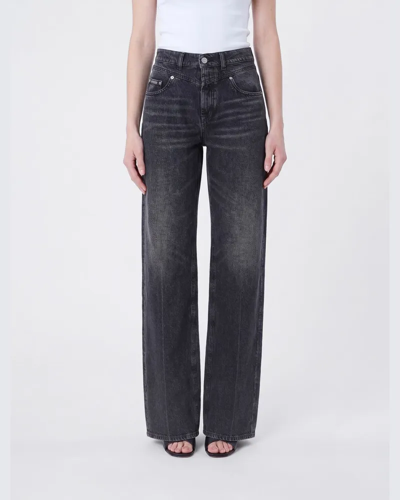 ARMARIUM Weite Jeans aus Denim Schwarz