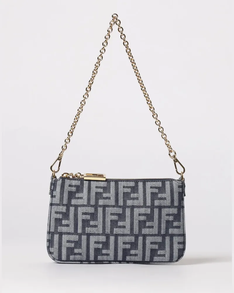 Fendi Clutch damen Blau