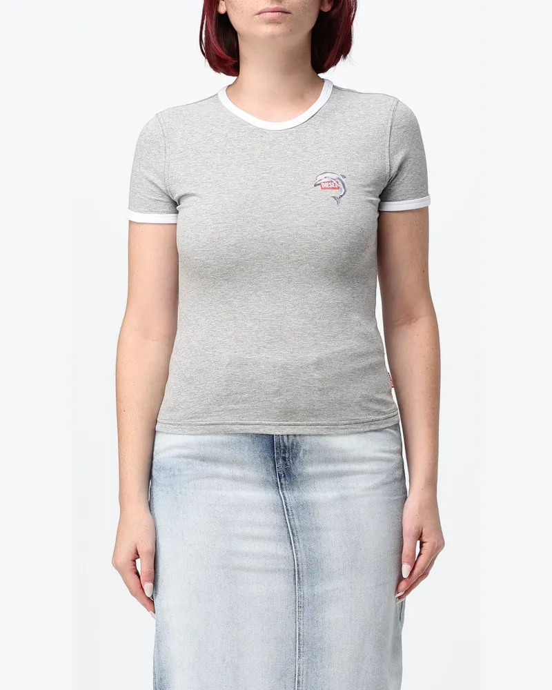 Diesel T-shirt damen Grau