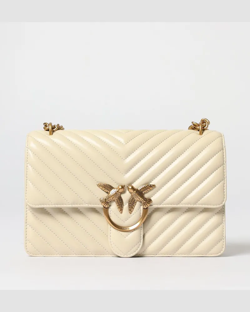 Pinko Schultertasche damen Weiß