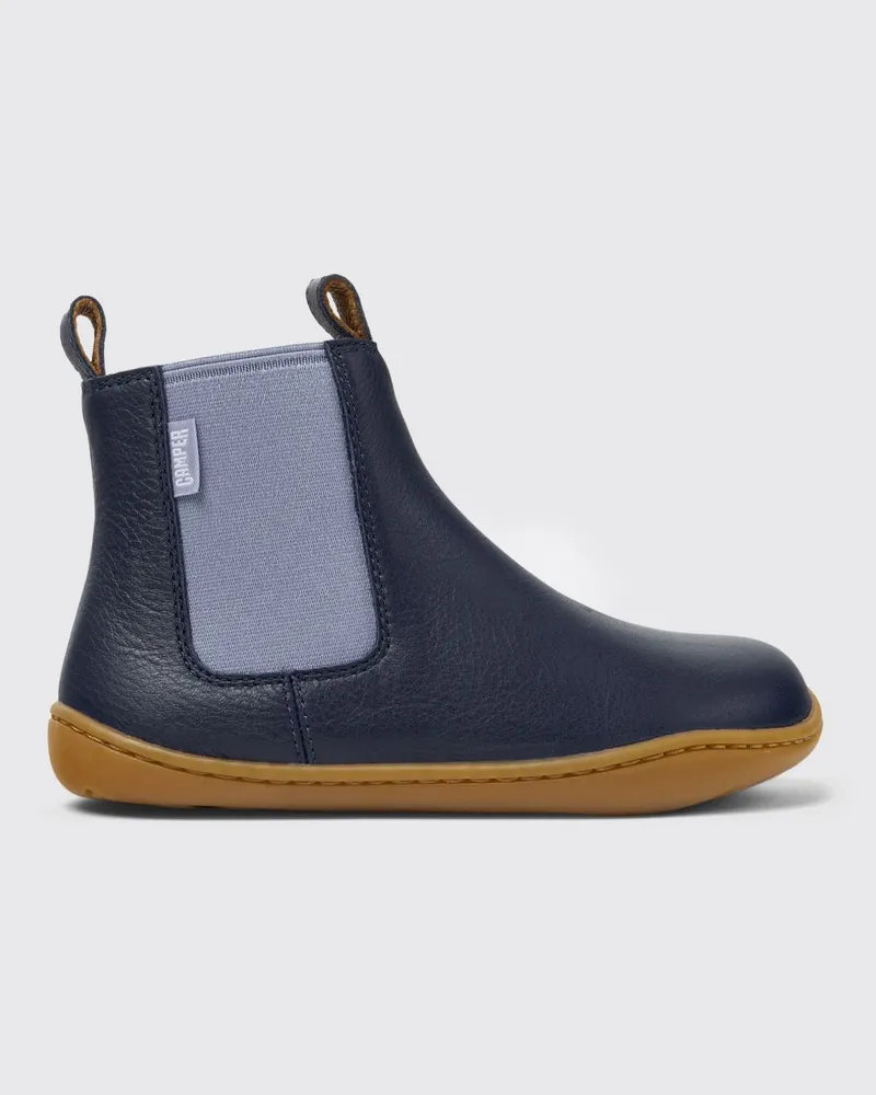 Camper Twins Lederstiefelette Blau