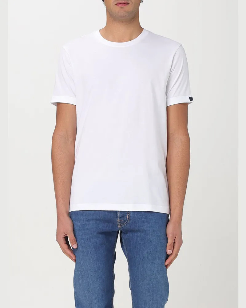 Fay T-shirt herren Weiß