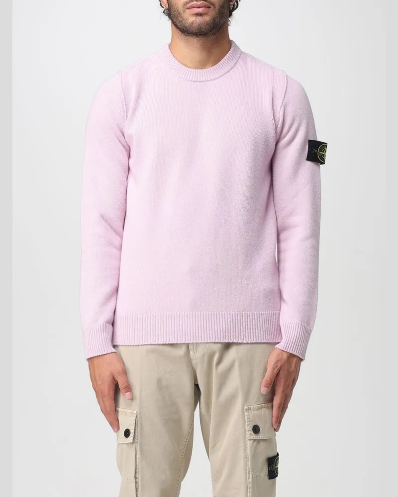 Stone Island Pullover herren Pink