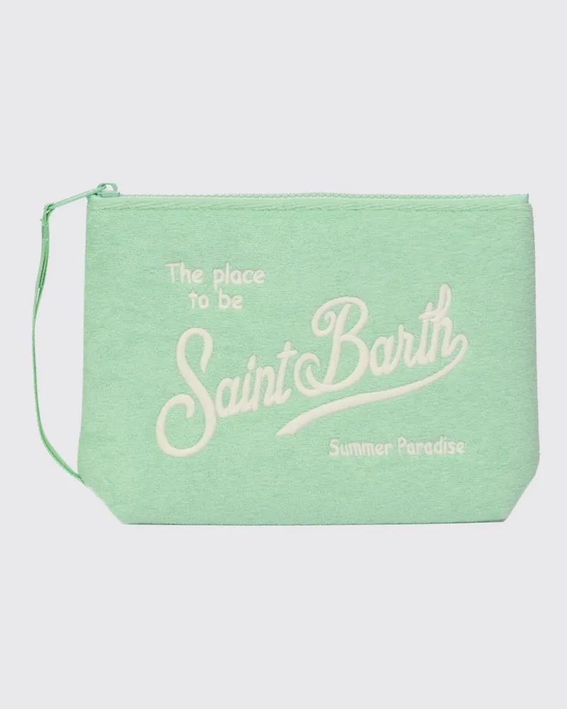 MC2 Saint Barth Aline Chenille- und Baumwollfrottee-Pochette Fa04