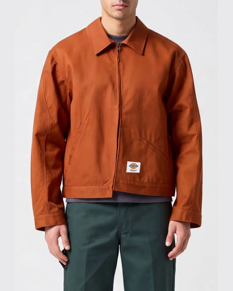 Undercover Hemdjacke von aus Baumwollmischung mit Reißverschluss und Taschen Braun