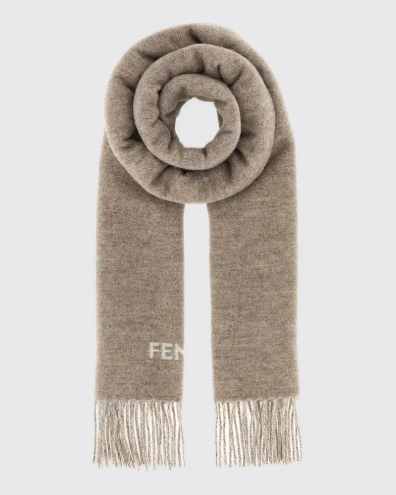 Fendi Schal herren Taubengrau