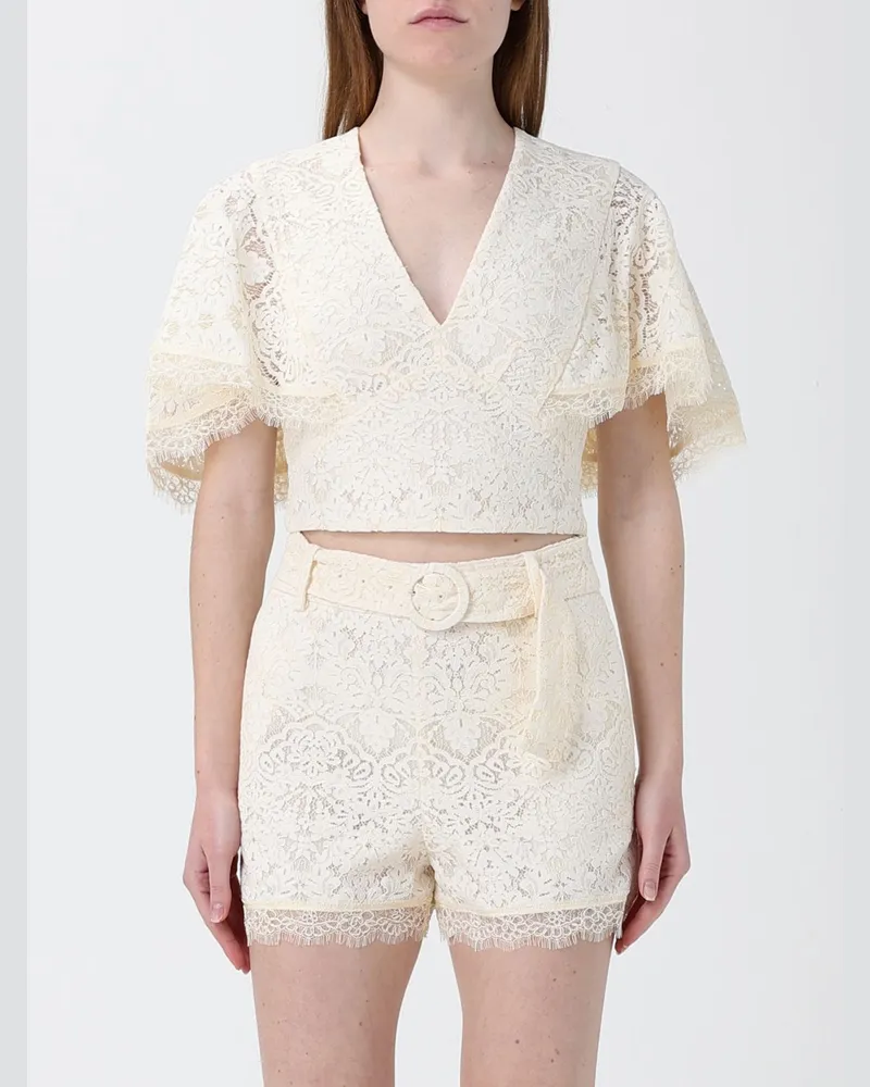 Twin-Set Top damen Weiß