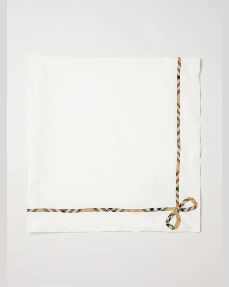 Burberry Bettwäsche und decken lifestyle Weiß