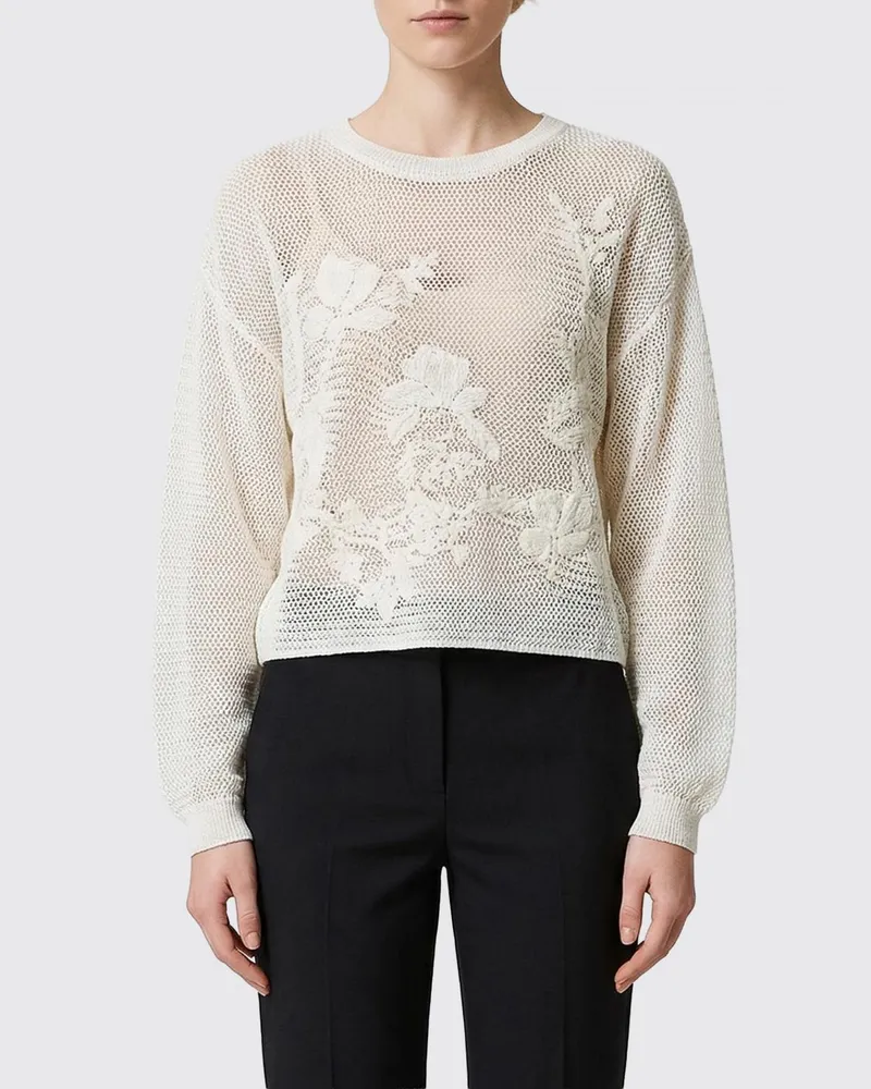 Twin-Set Pullover damen Weiß