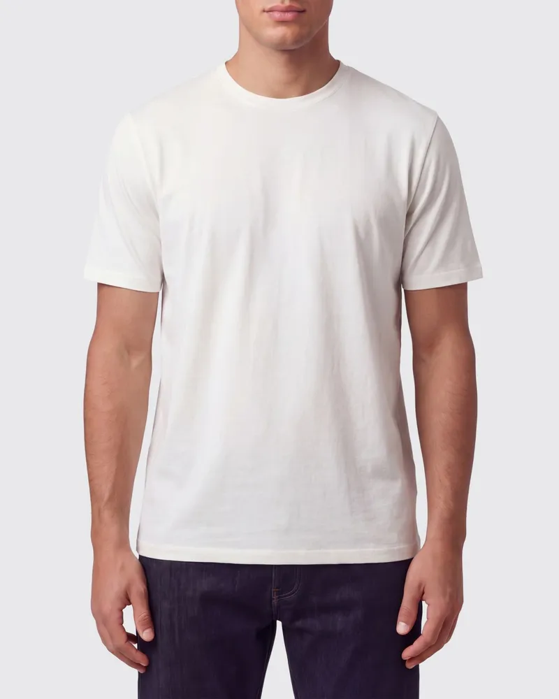 Roberto Collina T-shirt herren Ecru