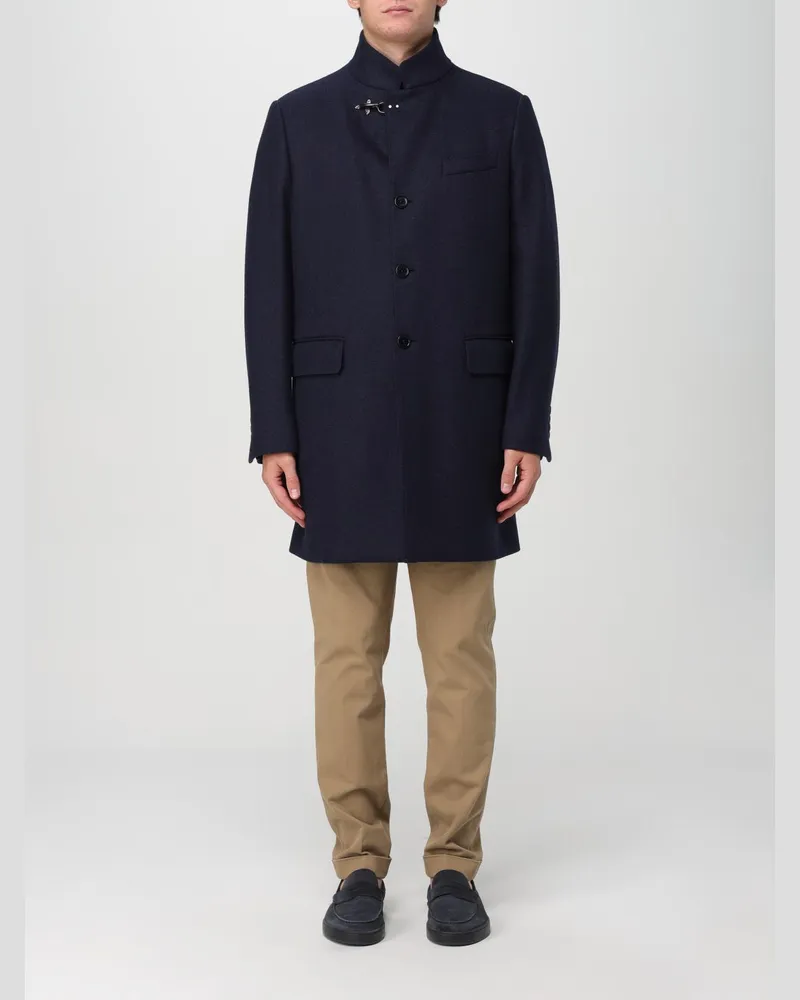 Fay Mantel herren Blau