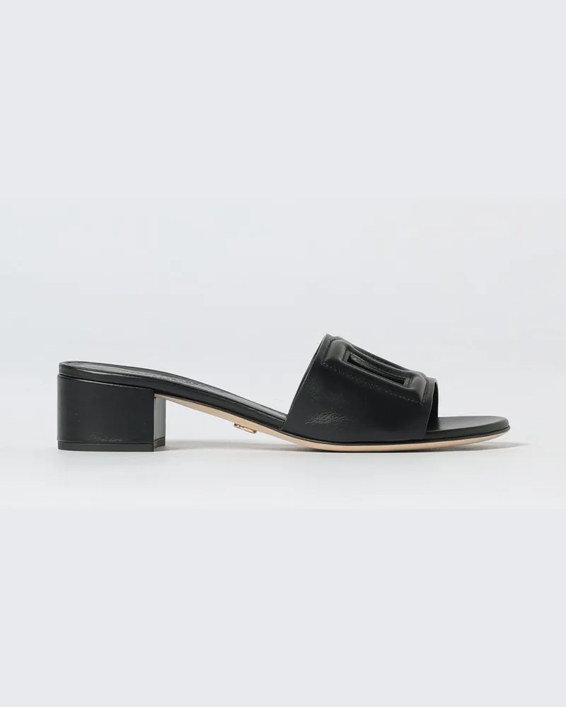 Dolce & Gabbana Flache sandalen damen Dolce & Gabbana Schwarz