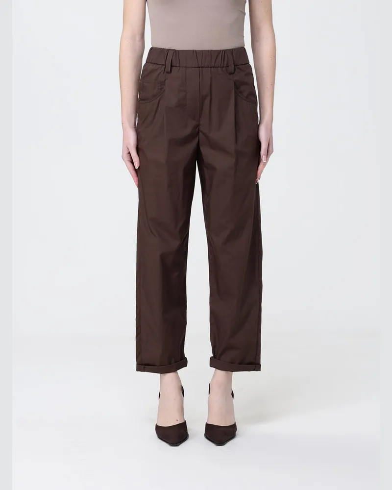 Brunello Cucinelli Hose damen Braun