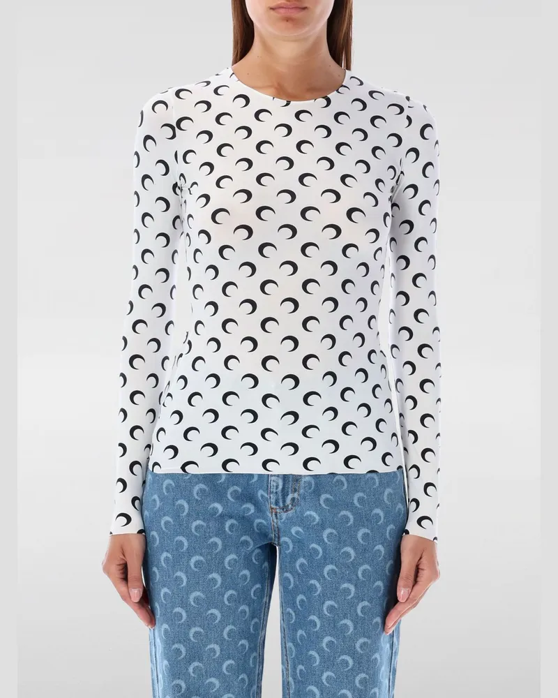 Marine Serre T-shirt damen Weiß
