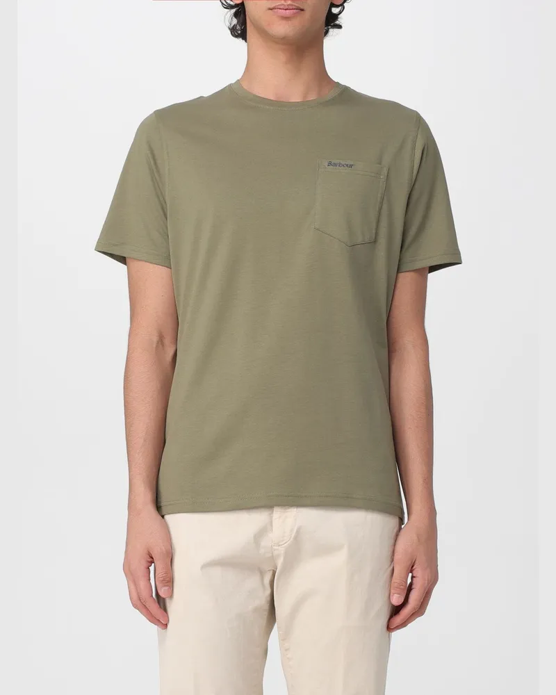 Barbour T-shirt herren Grün
