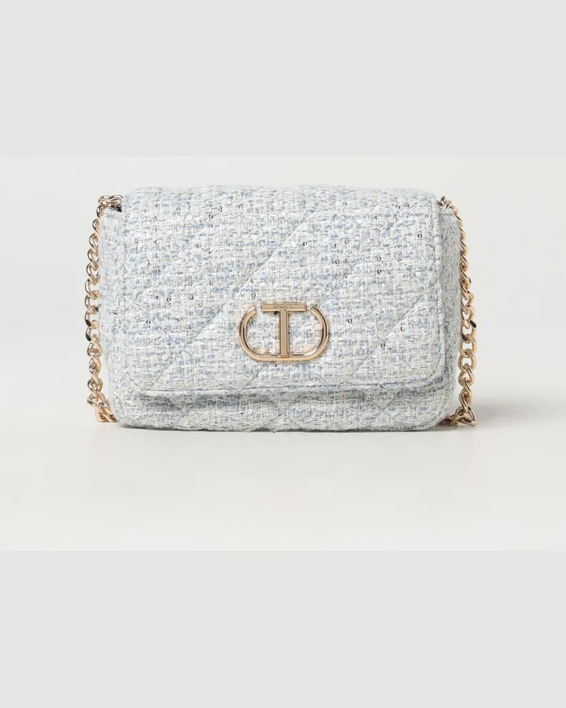 Twin-Set Schultertasche damen Hellblau