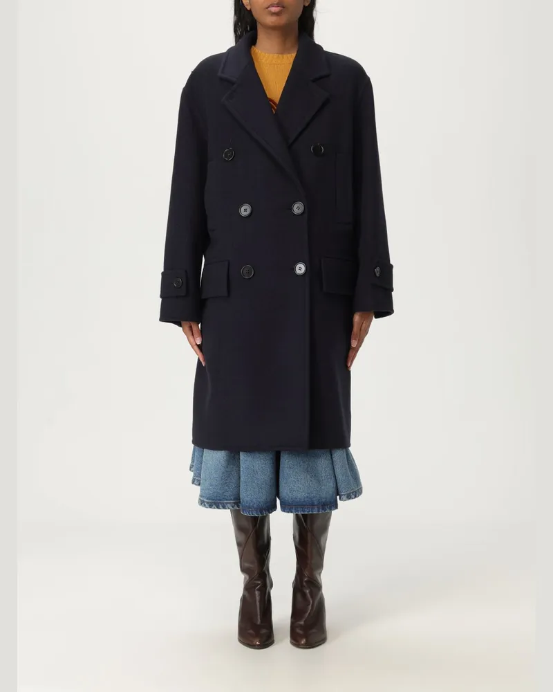 Max Mara Mantel damen Blau