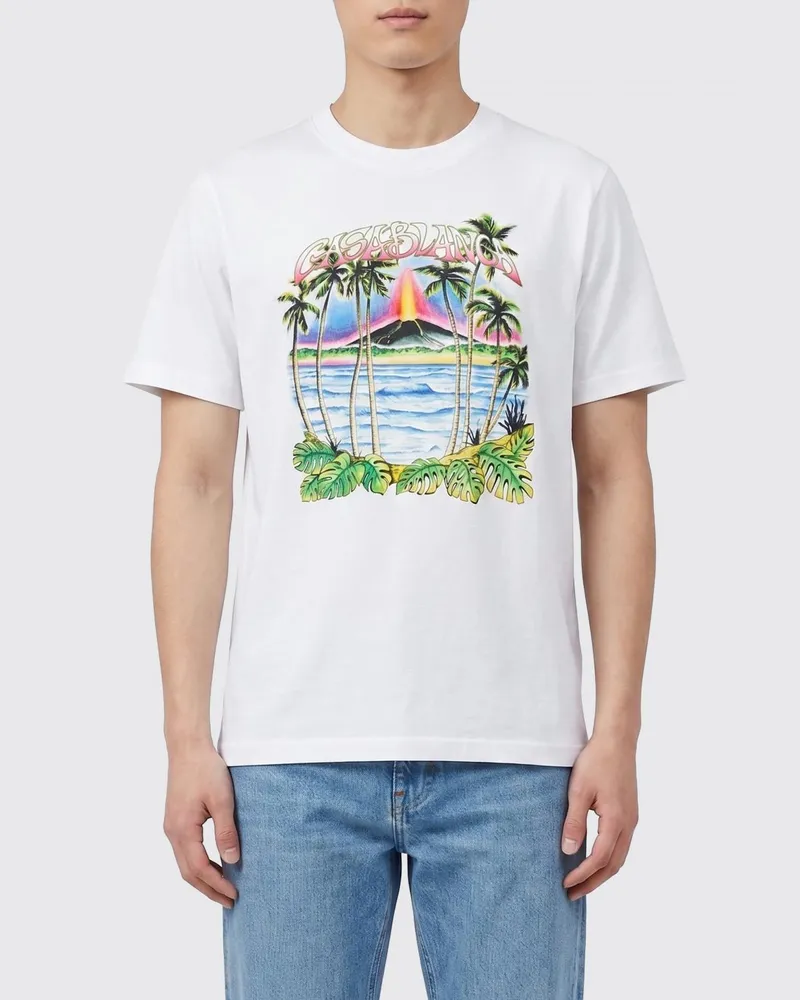 Casablanca Paris T-shirt herren Weiss