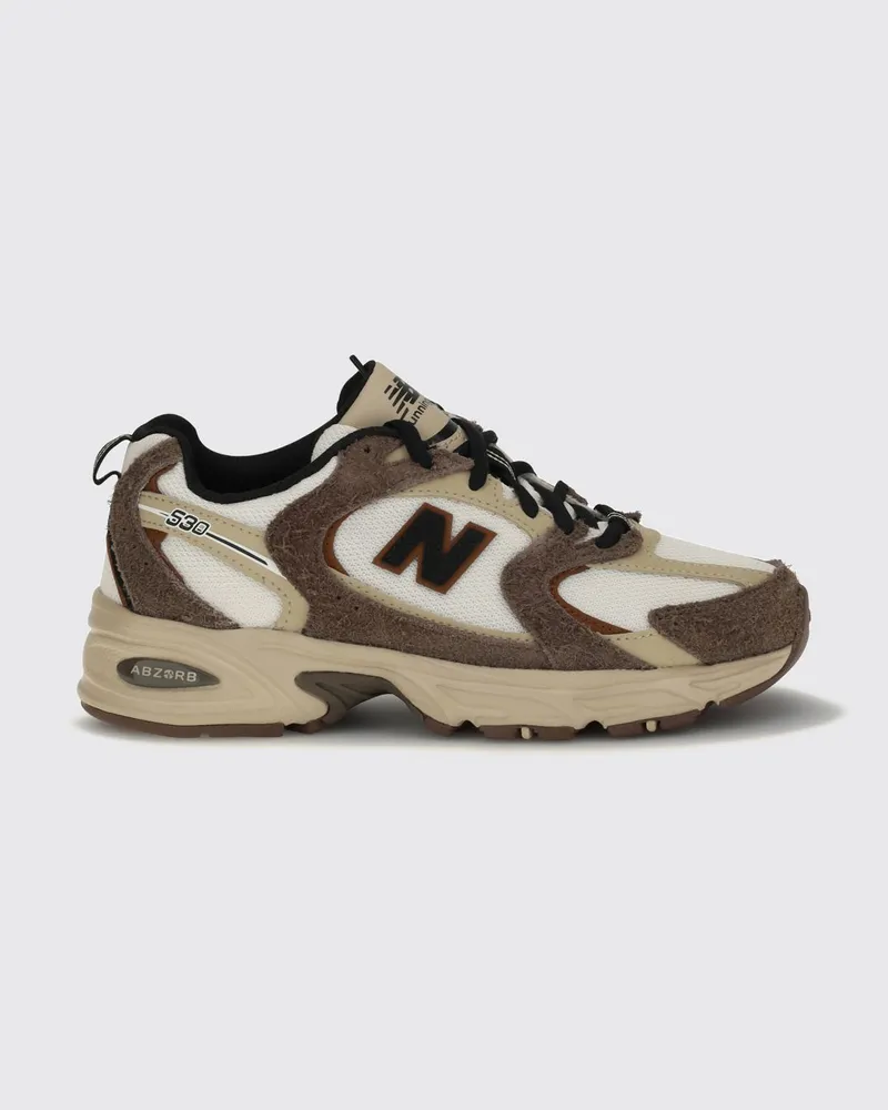 New Balance 530 Sneaker aus Mesh und Veloursleder mit ABZORB-Mittelsohle Grau