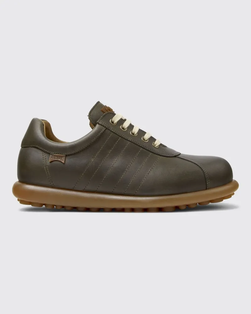 Camper Pelotas Sneakers aus Glattleder mit PU-Zwischensohle und Gummisohle Grün