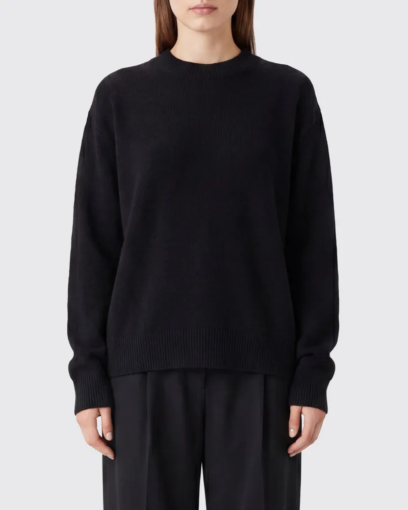 Anine Bing Pullover aus reinem Kaschmir mit Rundhalsausschnitt Grau