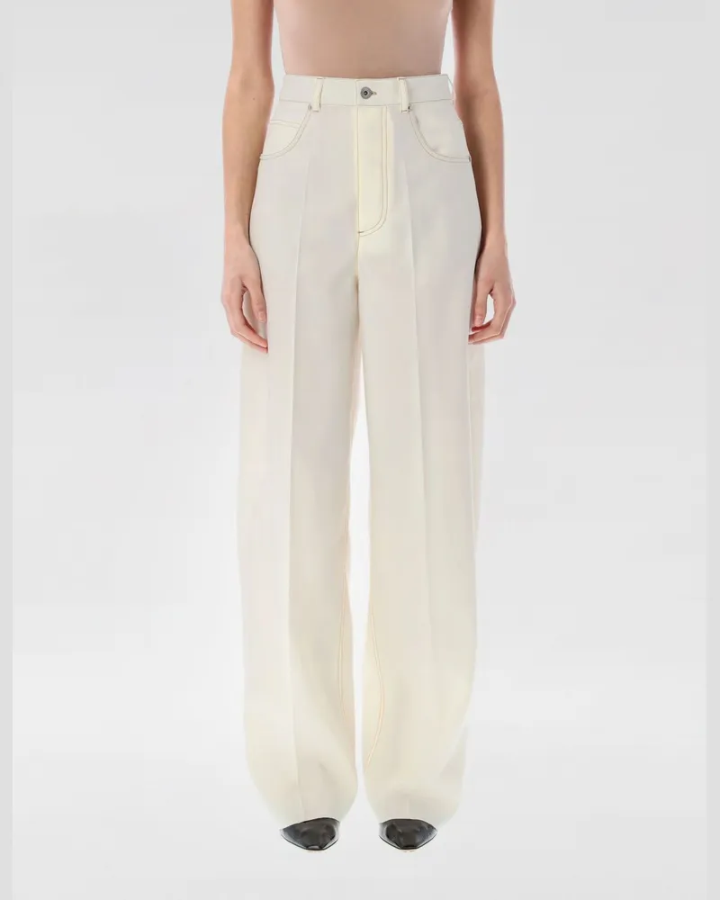 Bottega Veneta Hose damen Weiß