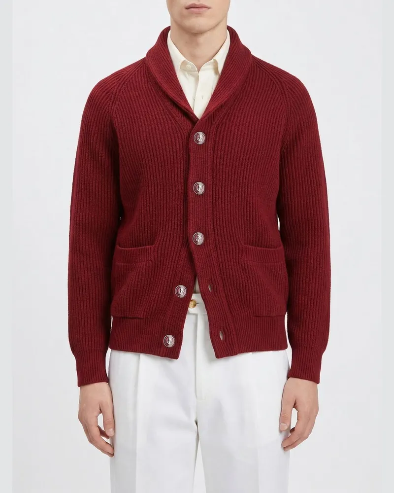 Brunello Cucinelli Pullover herren Cherry