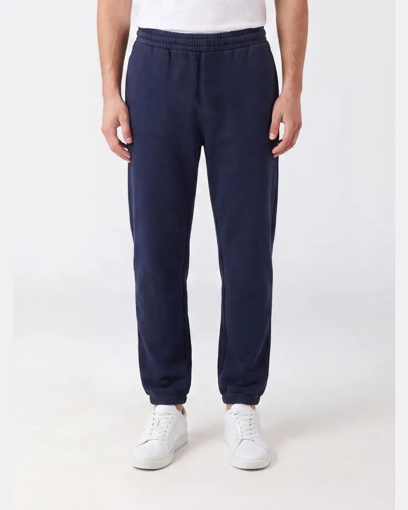 Drôle de Monsieur Jogginghose aus Baumwolljersey mit elastischen Bündchen Blau