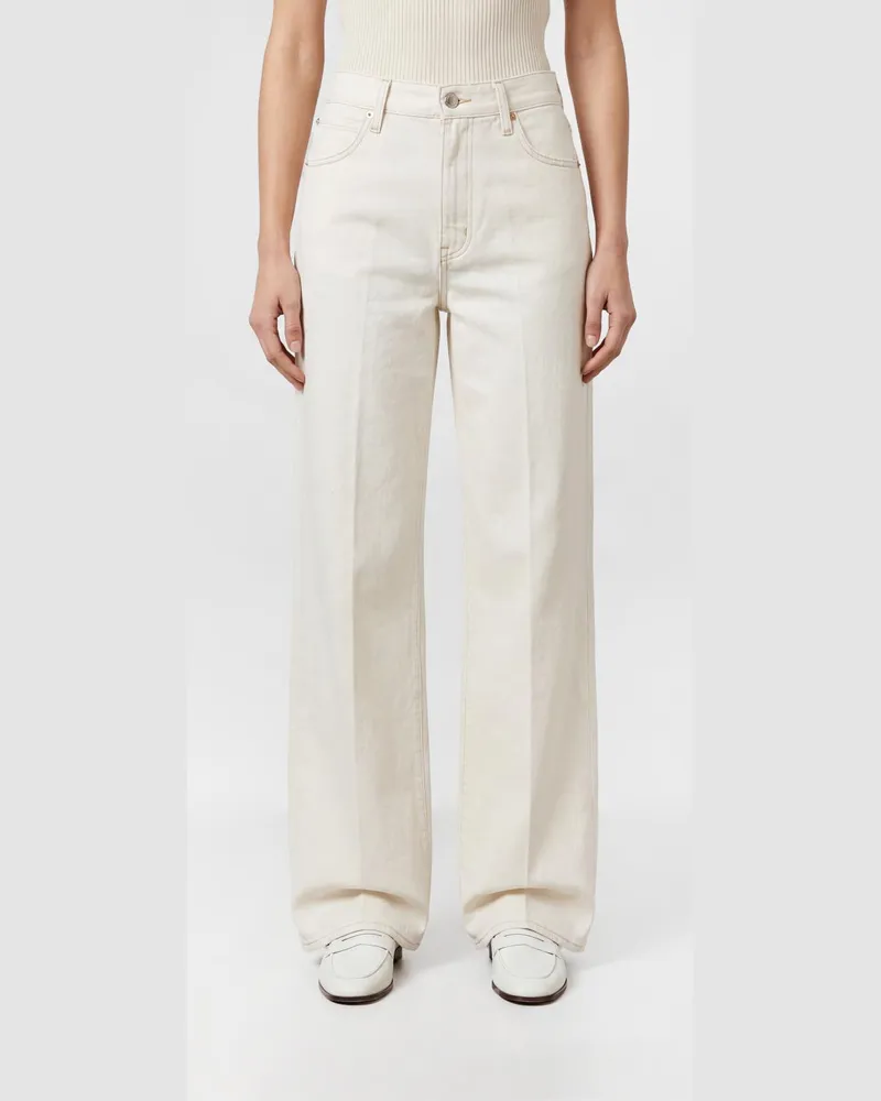 Frame Denim Straight Jeans aus Denim Natural