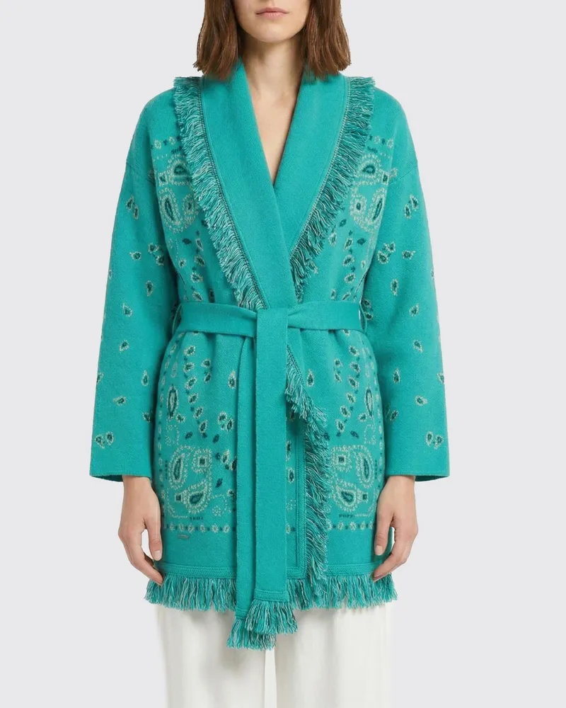 Alanui Strickjacke damen Blau