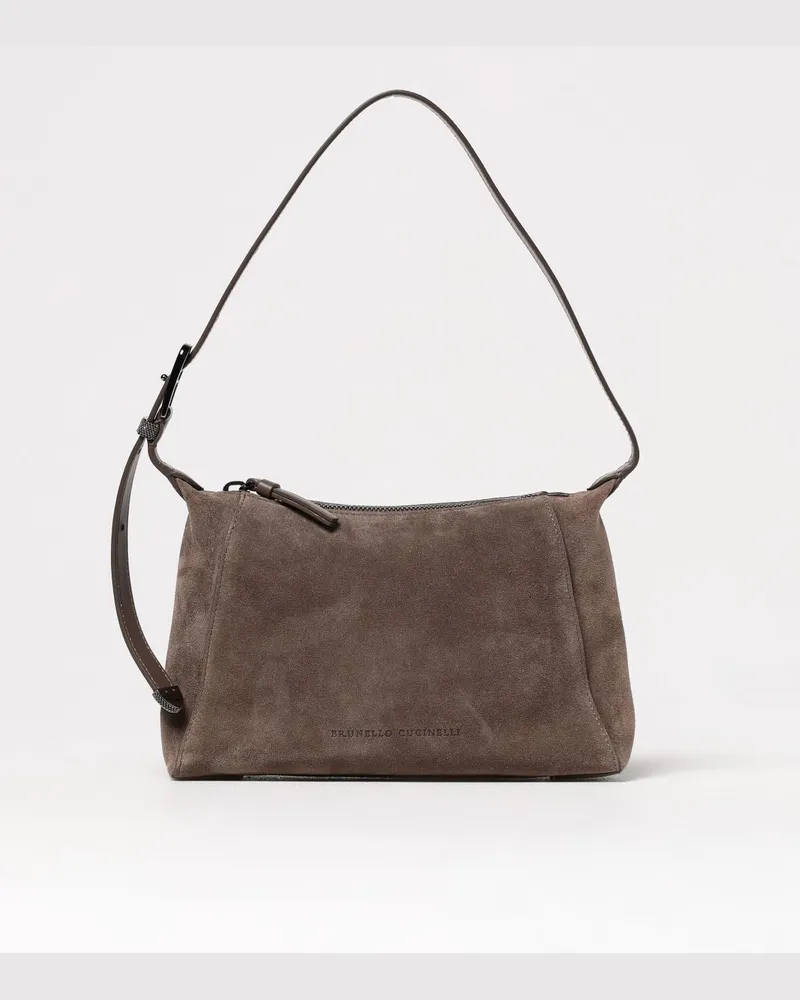 Brunello Cucinelli Schultertasche damen Dark