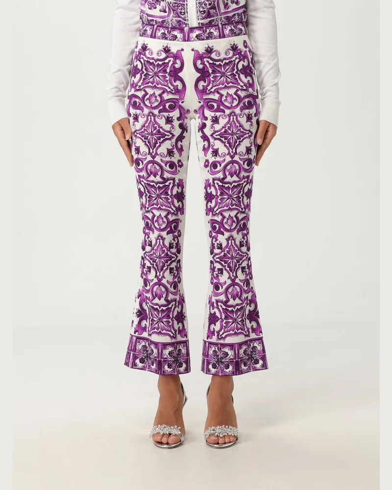 Dolce & Gabbana Hose damen Dolce & Gabbana Violett