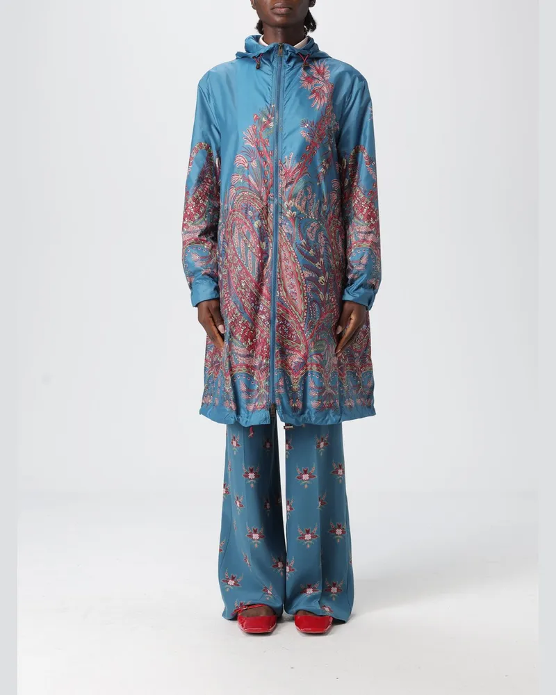 Etro Mantel damen Hellblau