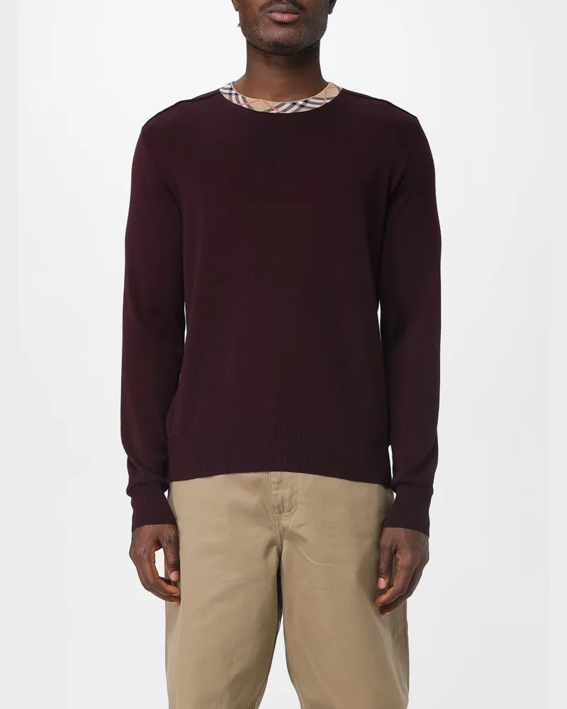 Burberry Sweatshirt herren Mahagoni